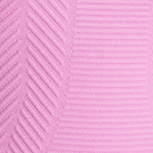 Hervé Léger bright pink Ottoman scoop neck sleeveless bodycon midi dress - Small - Picture 4 of 7